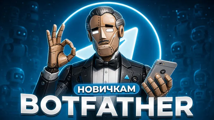 Официальный бот @BotFather в Telegram с галочкой верификации и кнопкой Start