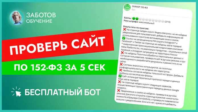 152-ФЗ для сайта: как проверить соответствие и избежать штрафов